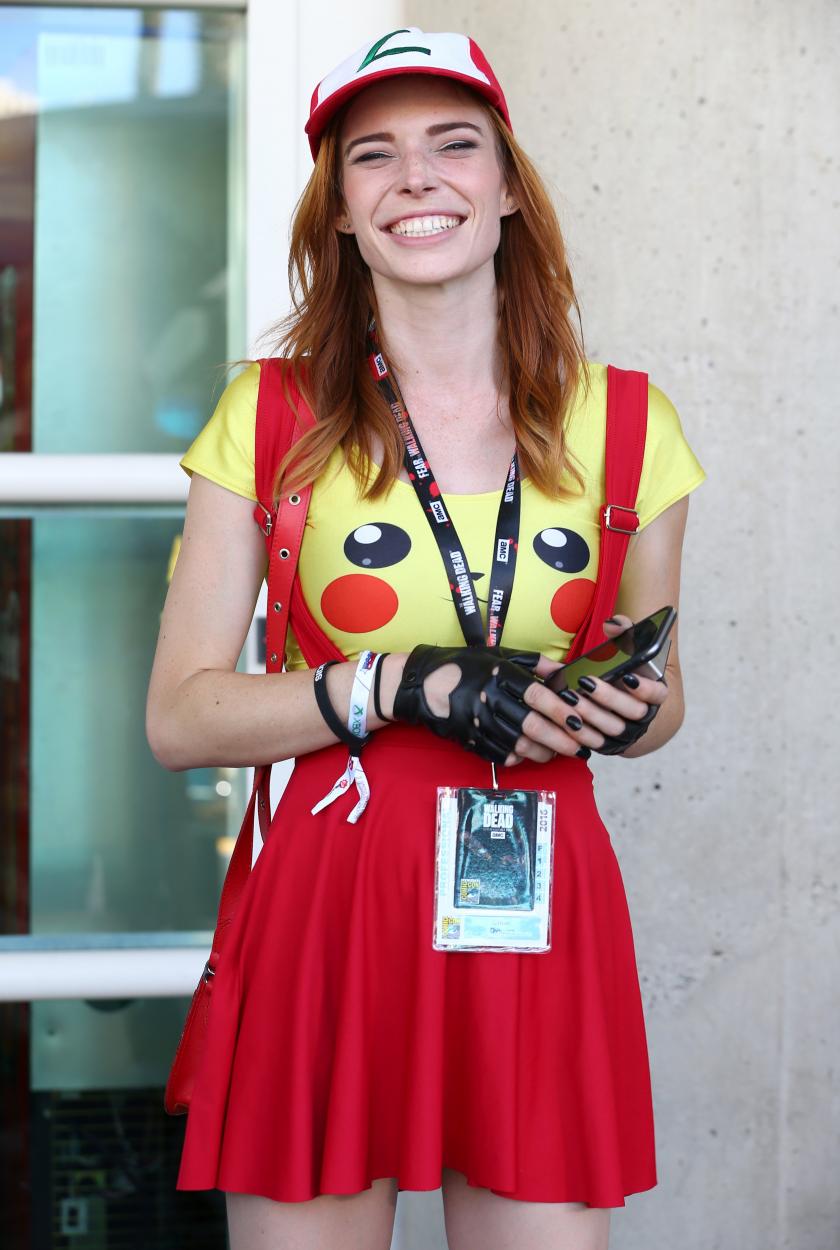 Чудо-женщина и Пикачу: косплей на Comic-Con 2016