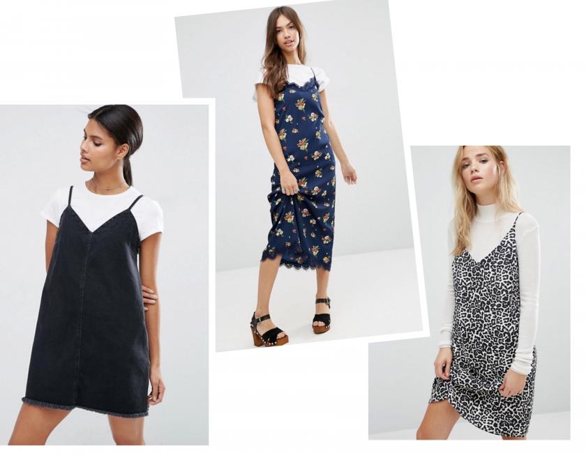 Слева направо: Asos, 2300 руб., Asos, 2692 руб., New look, 1153 руб.