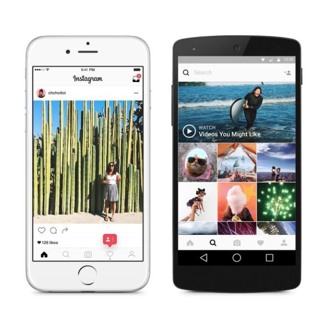 Instagram сменил дизайн: теперь его иконка радужная, а интерфейс - черно-белый. 