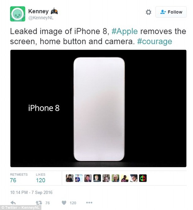 «Фото нового Ipone 8 проникло в сети: Apple убрали экран, кнопку Домой и камеру» 